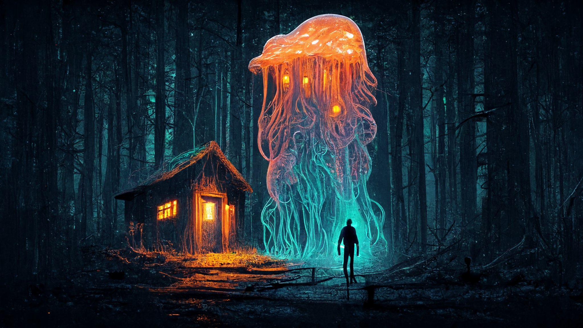 machiato521_An_alien_stands_silently_in_front_of_a_hut_in_the_w_3c7f39a7-6c96-422b-82f4-84dab2f5879d.jpeg
