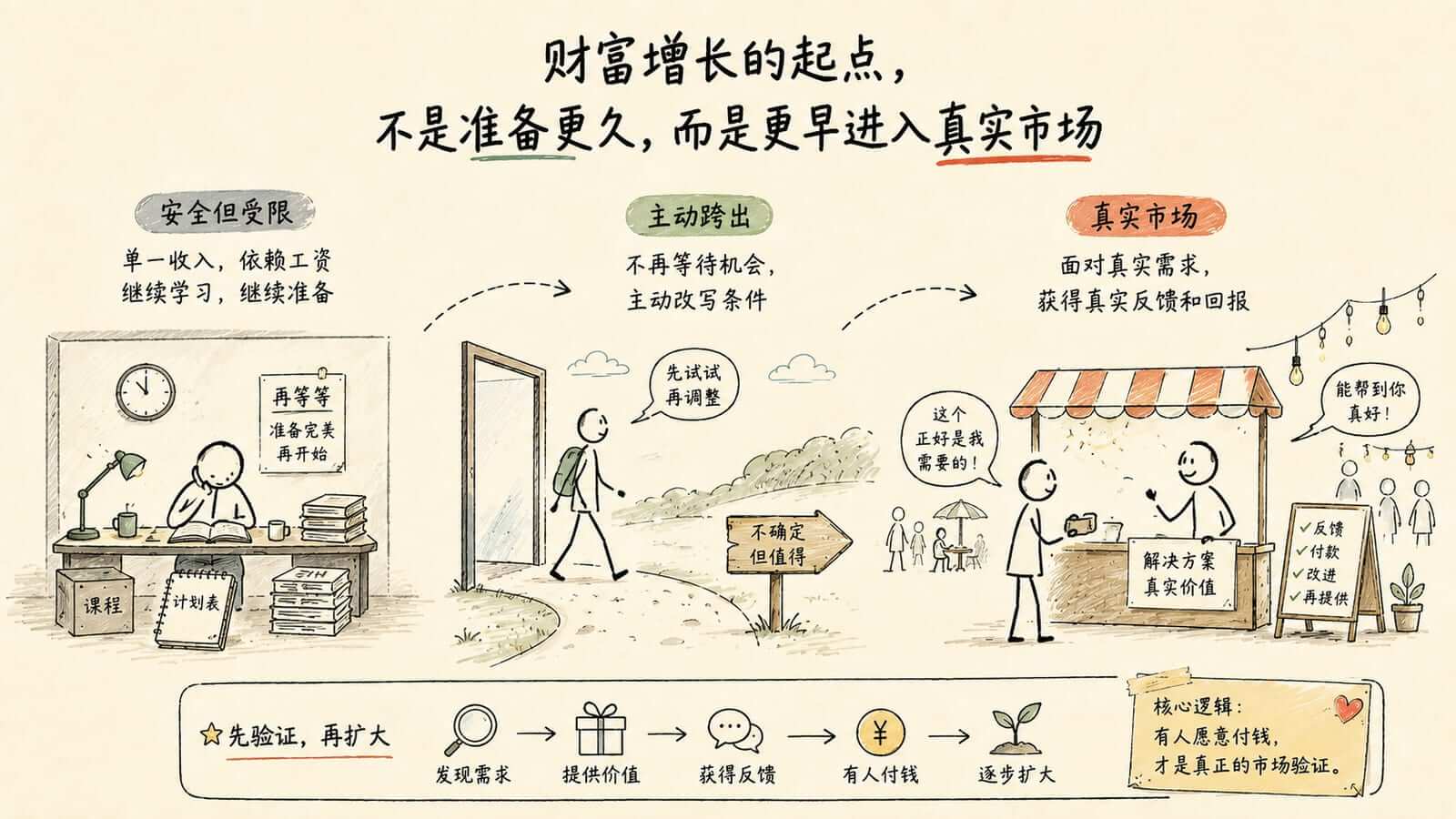 财富增长的起点，不是准备更久，而是更早进入真实市场